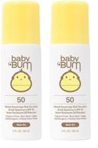 Protetor solar Baby Bum Mineral SPF 50 Protetor solar Roll-On 100mL x2