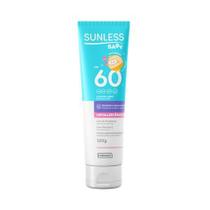 Protetor Solar Baby Fps60 120g Hipoalergênico - Sunless Protetor Solar Baby Fps60 120g Hipoalergênico - Sunless