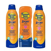 Protetor solar Banana Boat Sport Ultra SPF 50, pacote triplo Protetor solar Banana Boat Sport Ultra SPF 50, pacote triplo