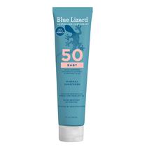Protetor solar Blue Lizard BABY Mineral SPF 50+ 150mL resistente à água Protetor solar Blue Lizard BABY Mineral SPF 50+ 150mL resistente à água
