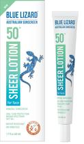 Protetor solar BLUE LIZARD Loção facial transparente SPF 50+ 50mL Protetor solar BLUE LIZARD Loção facial transparente SPF 50+ 50mL