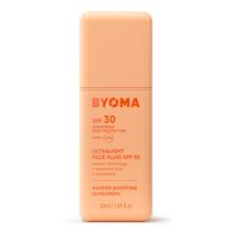 Protetor solar BYOMA SPF 30 Facial Fluid 50mL Luminous Glow
