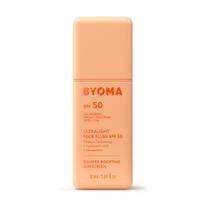 Protetor solar BYOMA SPF 50 Face Fluid 50mL Luminous Glow