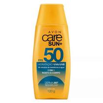 Protetor Solar Care Sun 2 Em 1 Rosto e Corpo Fps50 200g - Avon Protetor Solar Care Sun 2 Em 1 Rosto e Corpo Fps50 200g - Avon