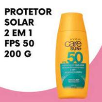 Protetor Solar Care Sun 2 Em 1 Rosto e Corpo Fps50 200g - Avon