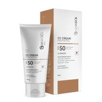 Protetor Solar CC Cream Escuro Facial Clareador FPS 50 60g - Anasol