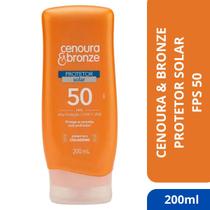 Protetor Solar Cenoura & Bronze Fps50 - 200ml