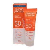 Protetor Solar Cenoura e Bronze Facial Fps50 50g