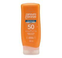 Protetor Solar Cenoura e Bronze FPS 50 200ml Protetor Solar Cenoura e Bronze FPS 50 200ml