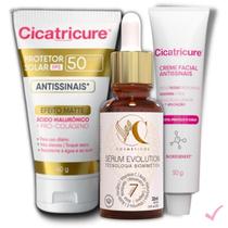 Protetor Solar Cicatricure Serum Vitamina C Creme Antirrugas