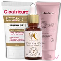 Protetor Solar Cicatricure Serum Vitamina C e Hidrabene Rosto