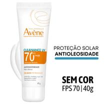 Protetor Solar Cleanance UV Antioleosidade FPS 70 Avène 40g