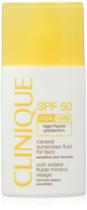 Protetor solar Clinique SPF 50 Fluido Mineral para Rosto 30mL