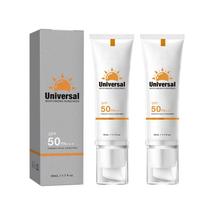 Protetor solar colorido LAJPXKHY Protetor universal SPF50 60 ml (2 unidades)