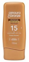 Protetor solar com cor efeito dourado fps 15 cenoura e bronze 110 ml