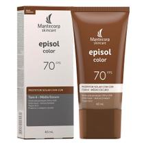 Protetor Solar com Cor FPS70 Mantecorp Skincare Episol