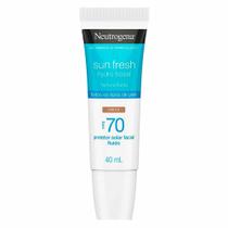 Protetor Solar com Cor Neutrogena - Sun Fresh Hydro Boost FPS 70 Protetor Solar com Cor Neutrogena - Sun Fresh Hydro Boost FPS 70