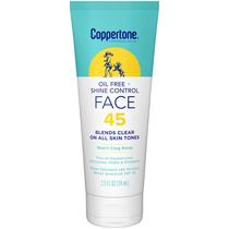 Protetor solar Coppertone Oil Free + Shine Control SPF 45 75mL
