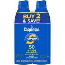 Protetor Solar Coppertone Sport SPF 50 - 2 Unidades de 163ml (Espectro Amplo) Protetor Solar Coppertone Sport SPF 50 - 2 Unidades de 163ml (Espectro Amplo)