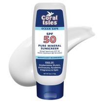 Protetor solar Coral Isles Reef Safe Pure Mineral SPF 50 180mL