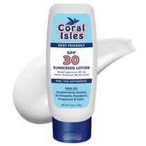 Protetor solar Coral Isles SPF 30 Broad Spectrum 177ml resistente à água Protetor solar Coral Isles SPF 30 Broad Spectrum 177ml resistente à água