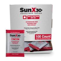 Protetor solar CoreTex Sun X 30+ SPF Travel Size 100 pacotes