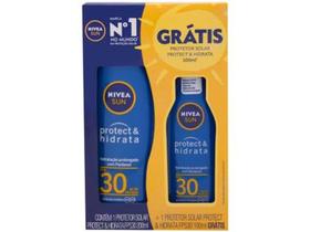 Protetor Solar Corp Nivea FPS 30 Sun Protect & Hidrata 200ml c/ Protetor Solar Corporal FPS 30 100ml