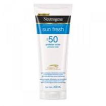 Protetor Solar Corporal com 200ml Neutrogena Sun Fresh FPS 50 rapida absorção