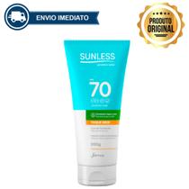 Protetor Solar Corporal e Facial 200g Sunless Toque Seco e Pele Protegida Todo o Dia Envio Imediato