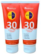 PROTETOR SOLAR CORPORAL FPS 30 NATUSOL 120g NATUFLORES Kit 2un