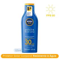 Protetor Solar Corporal Hidratante FPS 30 Nivea Sun Protect & Hidrata 125ml - Proteção UVA/UVB Resistente à Água