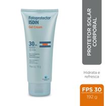 Protetor Solar Corporal ISDIN Gel Cream - Fotoprotector FPS 30 192g Validade 31/05/2024