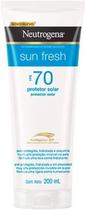 Protetor Solar Corporal Neutrogena Sun Fresh FPS70 200ml Protetor Solar Corporal Neutrogena Sun Fresh FPS70 200ml