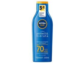 Protetor Solar Corporal Nivea FPS 70 Sun - Protect & Hidrata 200ml