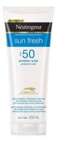 Protetor Solar Corporal Sun Fresh Fps 50 Para Todos Os Tipos De Pele Com 200ml Neutrogena