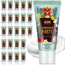 Protetor solar Dansib Mini SPF 30 resistente à água, 30 ml, pacote com 24
