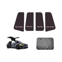 Protetor Solar De Malha Para Para-brisa Dianteiro E Janelas Laterais Do Tesla Model X, Protetor De