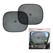 Protetor Solar de tela dobrável Para Vidro Lateral de carro com Ventosa 44x37 Anti-Uv