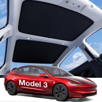 Protetor Solar de Teto Wigoo para Tesla Model 3 2020-2026 com Reflexão Térmica Protetor Solar de Teto Wigoo para Tesla Model 3 2020-2026 com Reflexão Térmica