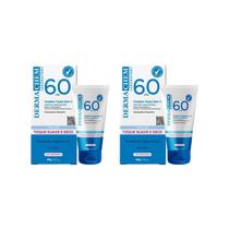 Protetor Solar Dermachem Facial 40G F60 Sem Cor - Kit C/2Un