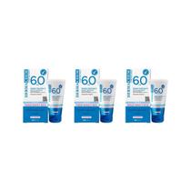 Protetor Solar Dermachem Facial 40G F60 Sem Cor - Kit C/3Un