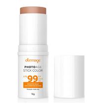 Protetor Solar Dermage Photoage Stick Color Fps99 Cor E-Médio Intense Bastão 16g Protetor Solar Dermage Photoage Stick Color Fps99 Cor E-Médio Intense Bastão 16g