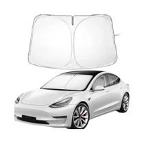 Protetor Solar Dobrável Com Proteção UV Para Para-brisa Do Tesla Model Y Model3 Juniper Highland
