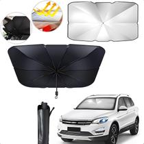 Protetor Solar Dobrável Parabrisa Carro Guarda Chuva Refletor Uv