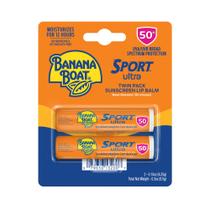 Protetor solar e protetor labial Banana Boat Sport Ultra SPF 50, pacote com 2