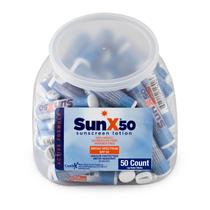 Protetor solar e protetor labial CoreTex Sun X 50 SPF 50, pacote com 50