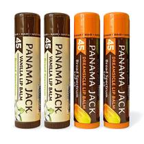 Protetor solar e protetor labial Panama Jack SPF 45 Flavor Pack