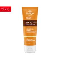 Protetor Solar Efeito Base FPS 70 Tom 5 Cobertura Uniforme 45g - Bioage Protetor Solar Efeito Base FPS 70 Tom 5 Cobertura Uniforme 45g - Bioage