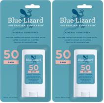 Protetor Solar em Bastão Blue Lizard Baby FPS 50 2 Unidades 28 g