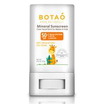 Protetor solar em bastão Botao baby Mineral SPF 50+ 100% óxido de zinco